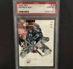 Patrick Roy #16 Hockey Cards 2002 SPx Prices
