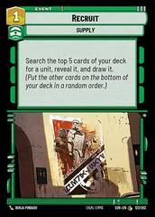 Recruit #123 Star Wars Unlimited: Spark of Rebellion Prices