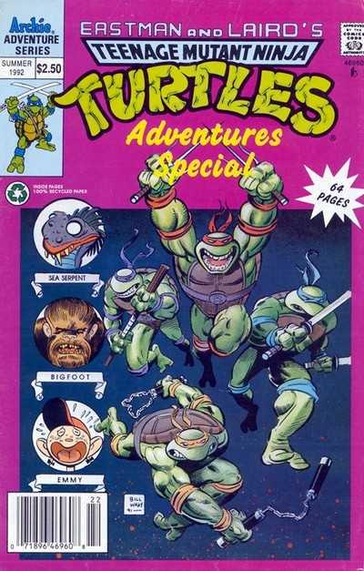 Teenage Mutant Ninja Turtles Adventures Special #1 (1992) Comic Books Teenage Mutant Ninja Turtles Special