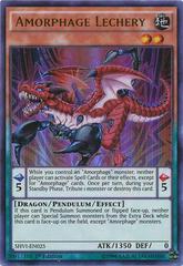 Amorphage Lechery [1st Edition] YuGiOh Shining Victories Prices