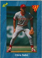 Chris Sabo #T26 Baseball Cards 1991 Classic Prices