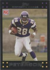 Adrian Peterson #301 Football Cards 2007 Topps Prices