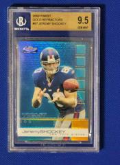 Jeremy Shockey [Gold Refractor] #87 Football Cards 2002 Topps Finest Prices