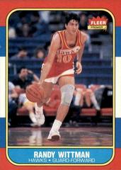 Randy Wittman #127 Basketball Cards 1986 Fleer Prices