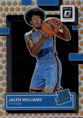 Jalen Williams [Basketball Emoji] #235 Basketball Cards 2022 Panini Donruss Optic Prices