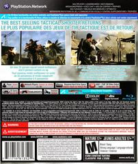 Back Cover | SOCOM 4: US Navy SEALs Playstation 3
