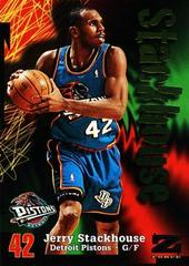 Jerry Stackhouse #168 Basketball Cards 1997 Skybox Z Force Prices