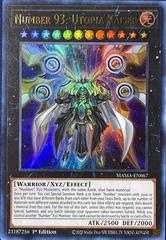 Number 93: Utopia Kaiser MAMA-EN067 YuGiOh Magnificent Mavens Prices