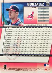 Rear | Juan Gonzalez Baseball Cards 2002 Donruss Best of Fan Club