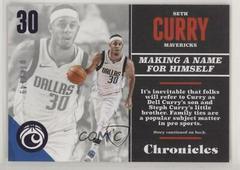 Seth Curry [Purple] #8 Basketball Cards 2017 Panini Chronicles Prices