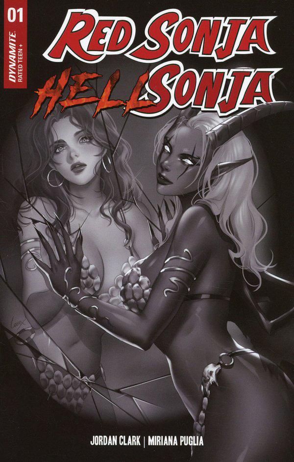 Red Sonja / Hell Sonja [Leirix Black White] #1 (2022) Comic Books Red Sonja / Hell Sonja