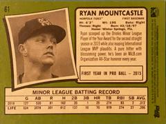 Rear | Ryan Mountcastle Baseball Cards 2020 Topps Heritage Minor League