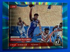 Joel Embiid [Teal Laser] #8 Basketball Cards 2021 Panini Donruss Franchise Features Prices