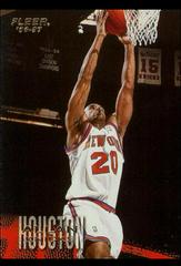 Allan Houston #224 Basketball Cards 1996 Fleer Prices