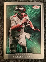 Bailey Zappe [Silver] #32 Football Cards 2022 Sage Artistry Prices