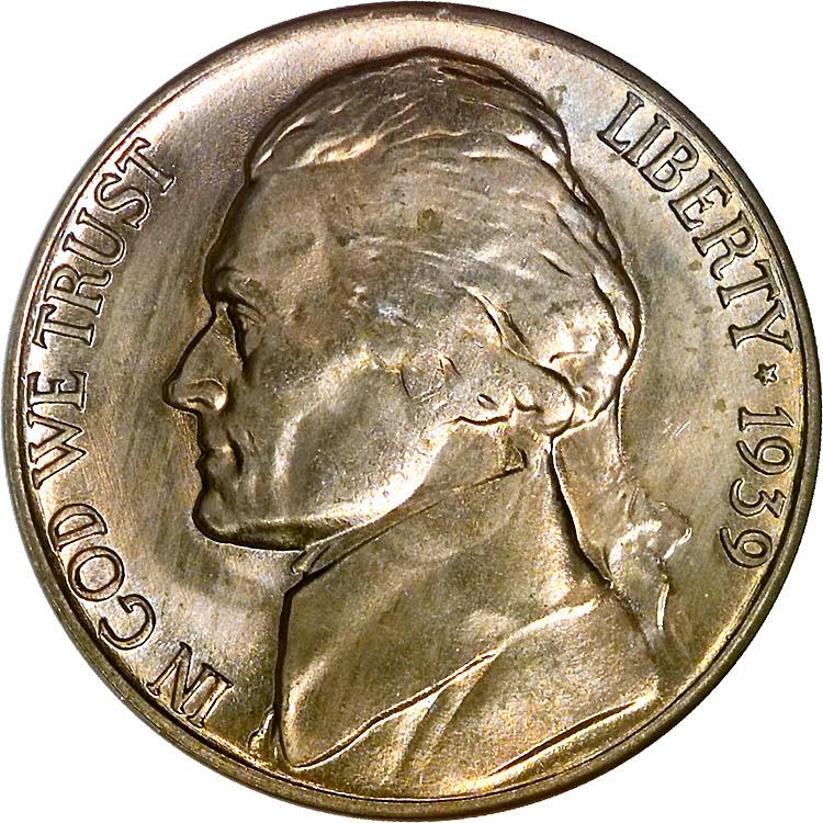 1939 D Coins Jefferson Nickel