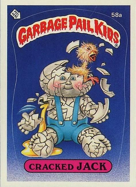 Cracked JACK #58a Prices | 1985 Garbage Pail Kids | GPK Cards