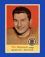 Vic Stasiuk #11 Hockey Cards 1957 Topps Prices
