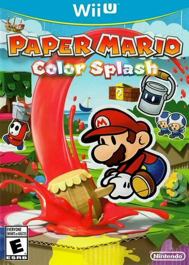 Paper Mario Color Splash Cover Art
