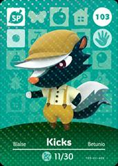 Kicks #103 [Animal Crossing Series 2] Amiibo Cards Prices