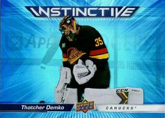 Thatcher Demko #IN-21 Hockey Cards 2023 Upper Deck Instinctive Prices