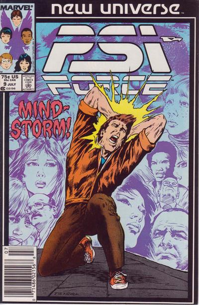 PSI-Force [Jeweler] #9 (1987) Comic Books Psi-Force