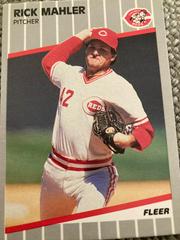 Rick Mahler #U-85 Baseball Cards 1989 Fleer Update Prices