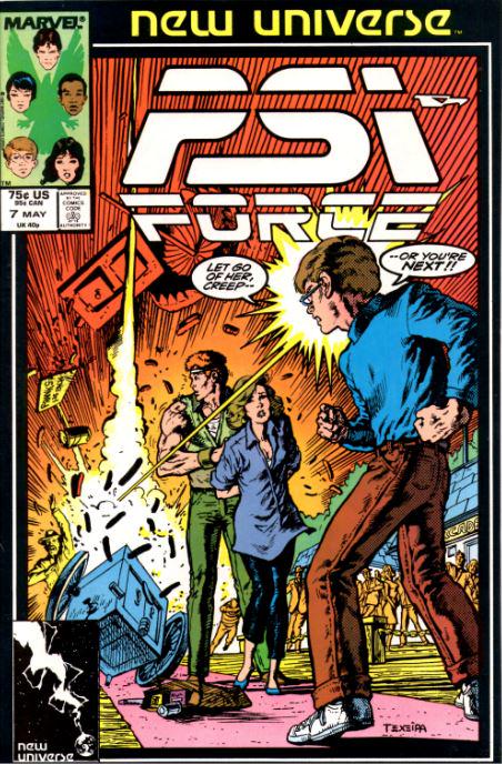 PSI-Force #7 (1987) Comic Books Psi-Force