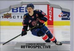 Connor Bedard #CB10 Hockey Cards 2022 Upper Deck CHL Connor Bedard Retrospective Prices