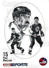 Paul MacLean Hockey Cards 1986 Kraft Drawings Prices