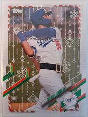 Cody Bellinger [Santa Belt] #HW35 Baseball Cards 2021 Topps Holiday Mega Box Prices