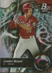 Justin Boyd [Ice Pattern] #TOP-65 Baseball Cards 2023 Bowman Platinum Top Prospects Prices