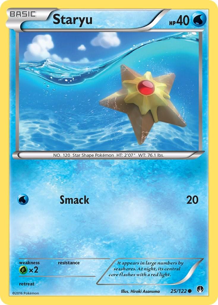 Staryu #25 Pokemon BREAKpoint