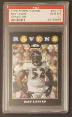 Ray Lewis #TC116 Football Cards 2008 Topps Chrome Prices