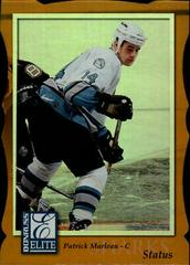 Patrick Marleau [Status] Hockey Cards 1997 Donruss Elite Prices