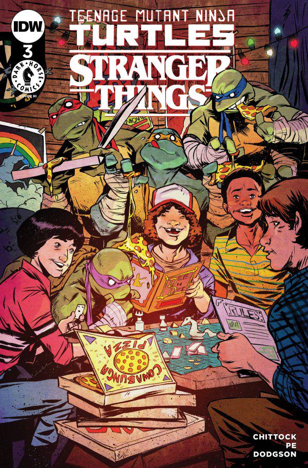 Teenage Mutant Ninja Turtles x Stranger Things [Greene] #3 (2023) Comic Books Teenage Mutant Ninja Turtles x Stranger Things