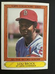 Lou Brock Baseball Cards 1985 Topps Traded Tiffany Prices