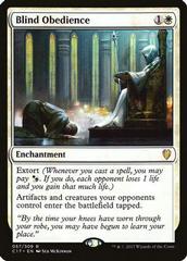 Blind Obedience Magic Commander 2017 Prices