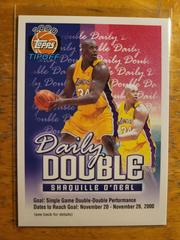 Shaquille O'Neal #NNO Basketball Cards 2000 Topps Tip-Off Daily Double Prices