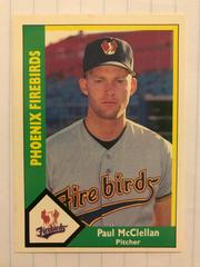 Paul McClellan #1 Baseball Cards 1990 CMC Phoenix Firebirds Prices