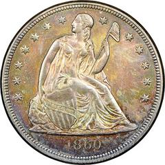 1860 Coins Seated Liberty Dollar Prices
