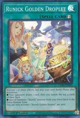Runick Golden Droplet [1st Edition] TAMA-EN035 YuGiOh Tactical Masters Prices