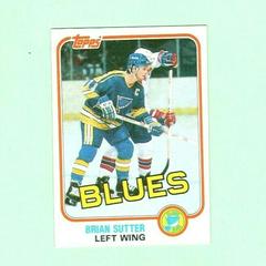 Brian Sutter [West] Hockey Cards 1981 Topps Prices