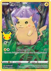 Carte Pokémon HOLO PIKACHU FA 005/025 Célébrations 25 ans fr 