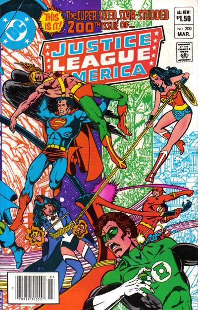 Justice League of America [Newsstand] #200 (1982) Comic Books Justice League of America