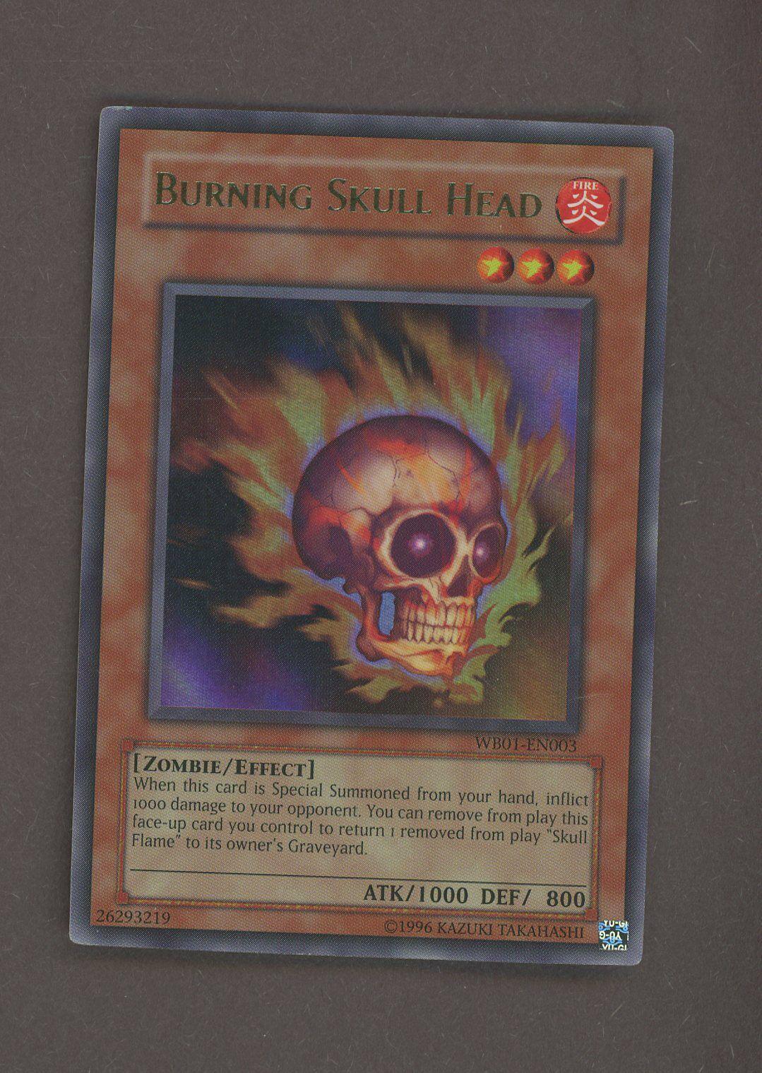 Burning Skull Head WB01-EN003 YuGiOh 5D's Wheelie Breakers