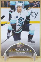 Jordan Eberle [Black] Hockey Cards 2021 Upper Deck UD Canvas Prices