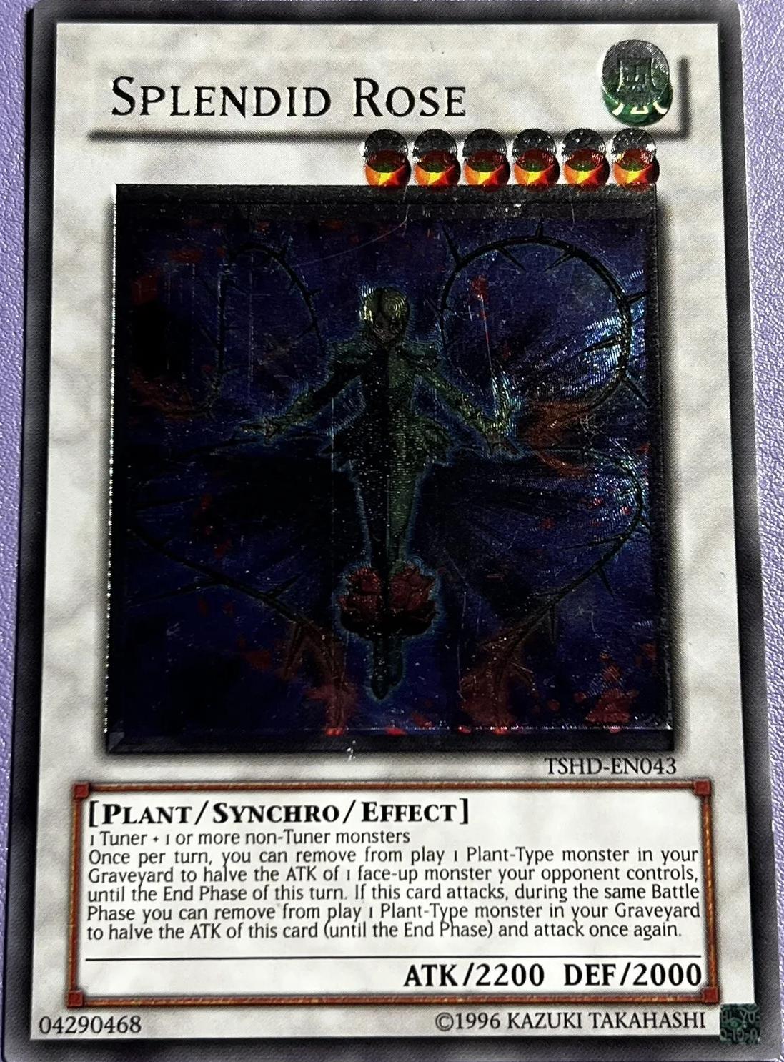 Splendid Rose [Misprint] TSHD-EN043 YuGiOh The Shining Darkness