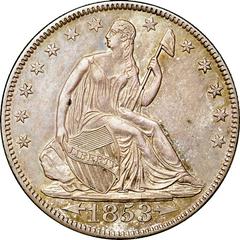 1853 O [ARROWS & RAYS] Coins Seated Liberty Half Dollar Prices