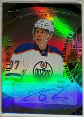 Connor McDavid [Autograph] Hockey Cards 2015 Upper Deck Trilogy Prices